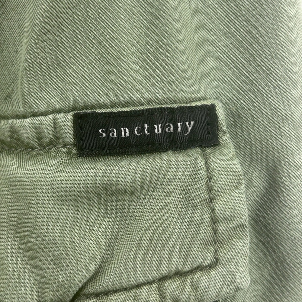 Sanctuary Lyocell Drawstring Utility Jogger Pants Olive Green Medium - Picture 9 of 9